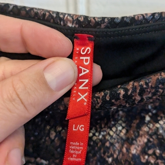 Spanx Snakeskin Pants Faux Leather - Picture 5 of 6